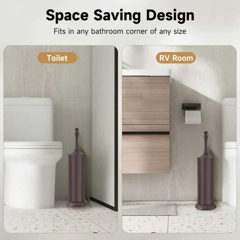 Bathroom setup with UNCONSIL bronze holder complements modern decor.