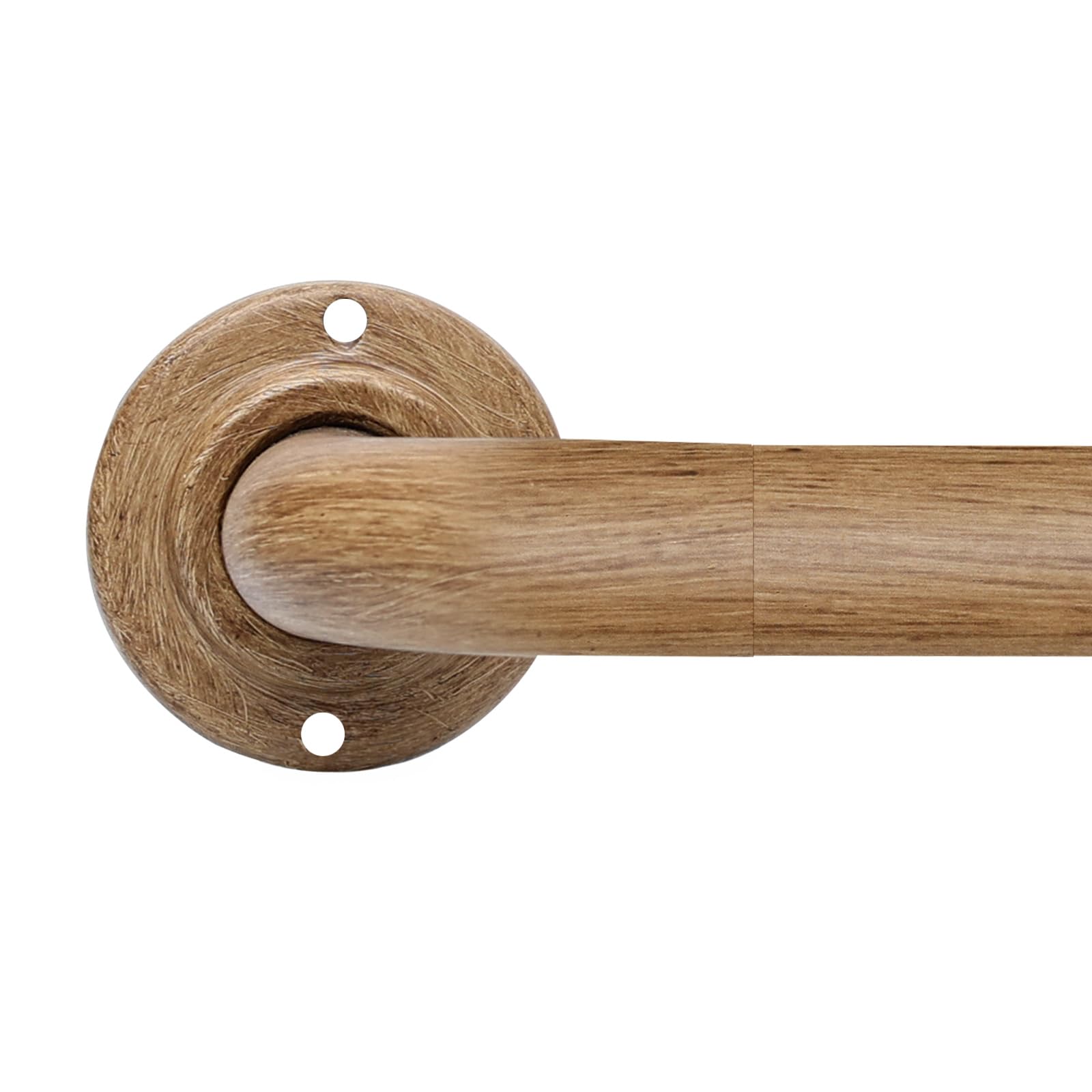 UNCONSIL wood curtain rod, 32–84 inches, adjustable for versatile setups.