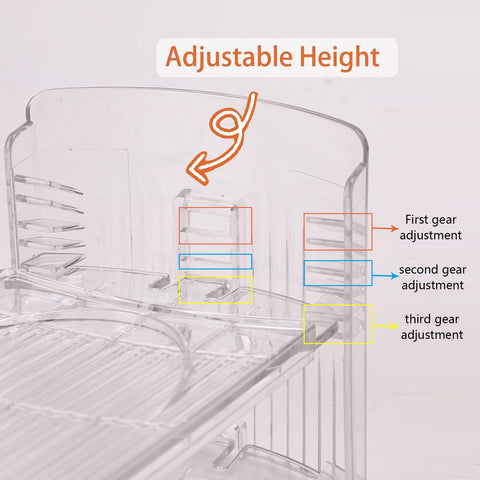 Uni HIMO adjustable positions accommodate different shoe heights for versatile storage.