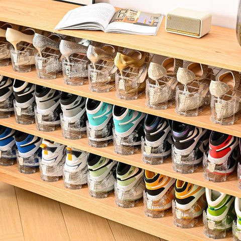 Uni HIMO modern room decor with functional footwear organization.