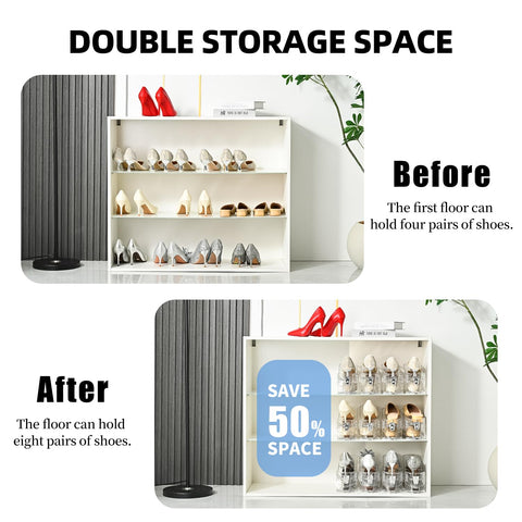 Uni HIMO thickened-material organizer demonstrates durable construction for everyday footwear storage.