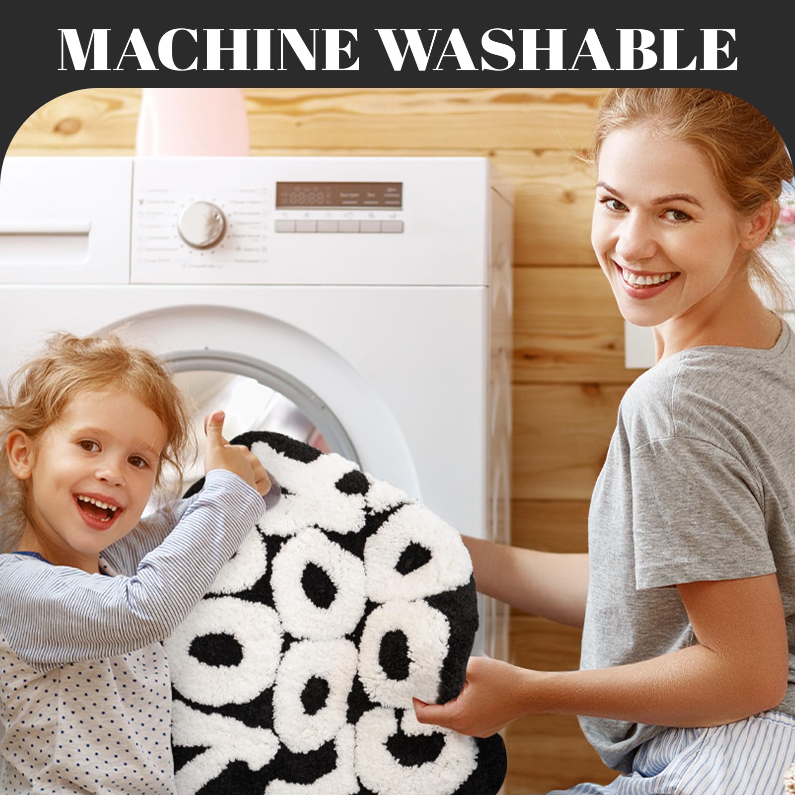 UNIBATH Compact 25x21 rug for small bathrooms.