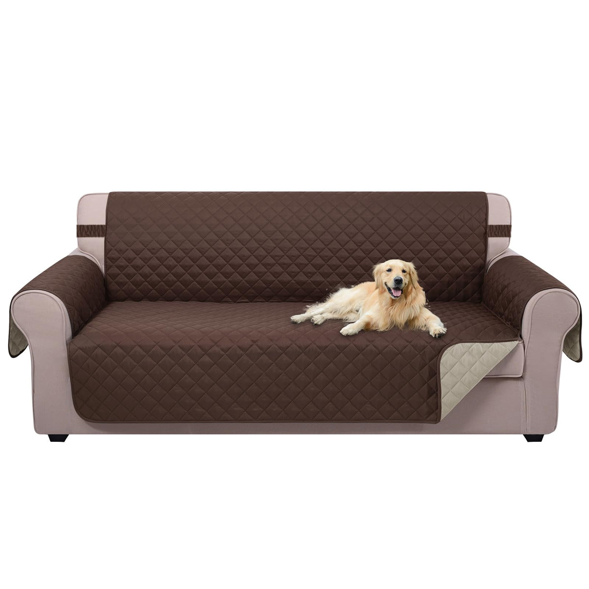 U-NICE HOME large sofa cover, reversible, protects against wear and spills