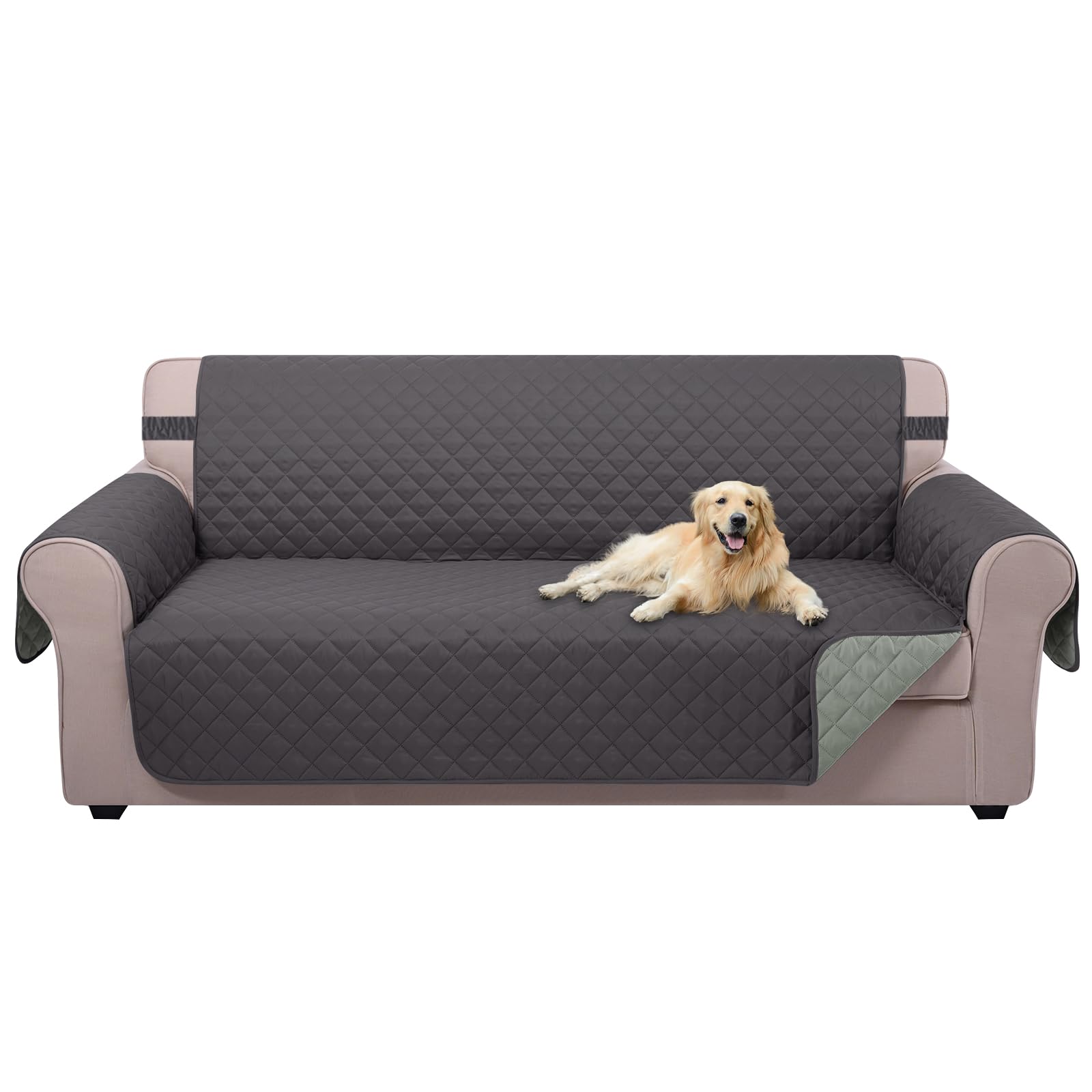 U-NICE HOME large sofa cover on a couch with water-repellent protection.