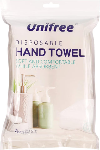 UNIFREE hand-towel-a demonstrates compact disposable design for quick guest refresh
