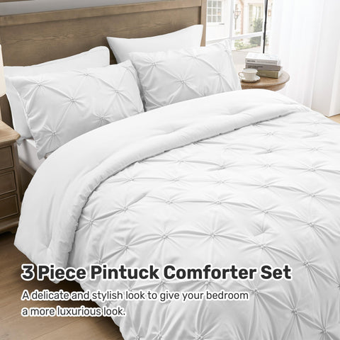 UNIKOME duvet-insert-ready comforter with corner tabs for easy styling