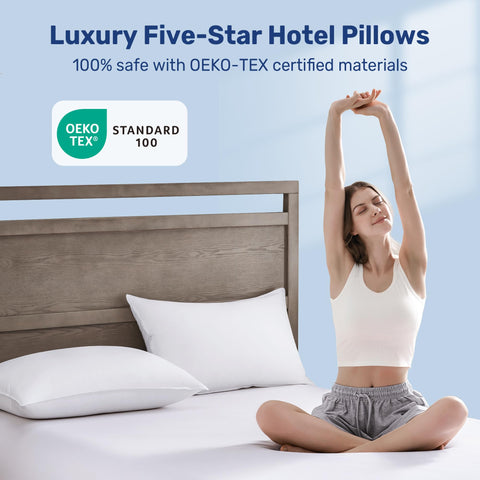 UNIKOME Ultra Soft Pillow side sleeping ergonomics for neck relief