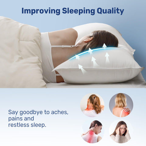 UNIKOME Ultra Soft Pillow stomach sleeping with gentle cushion
