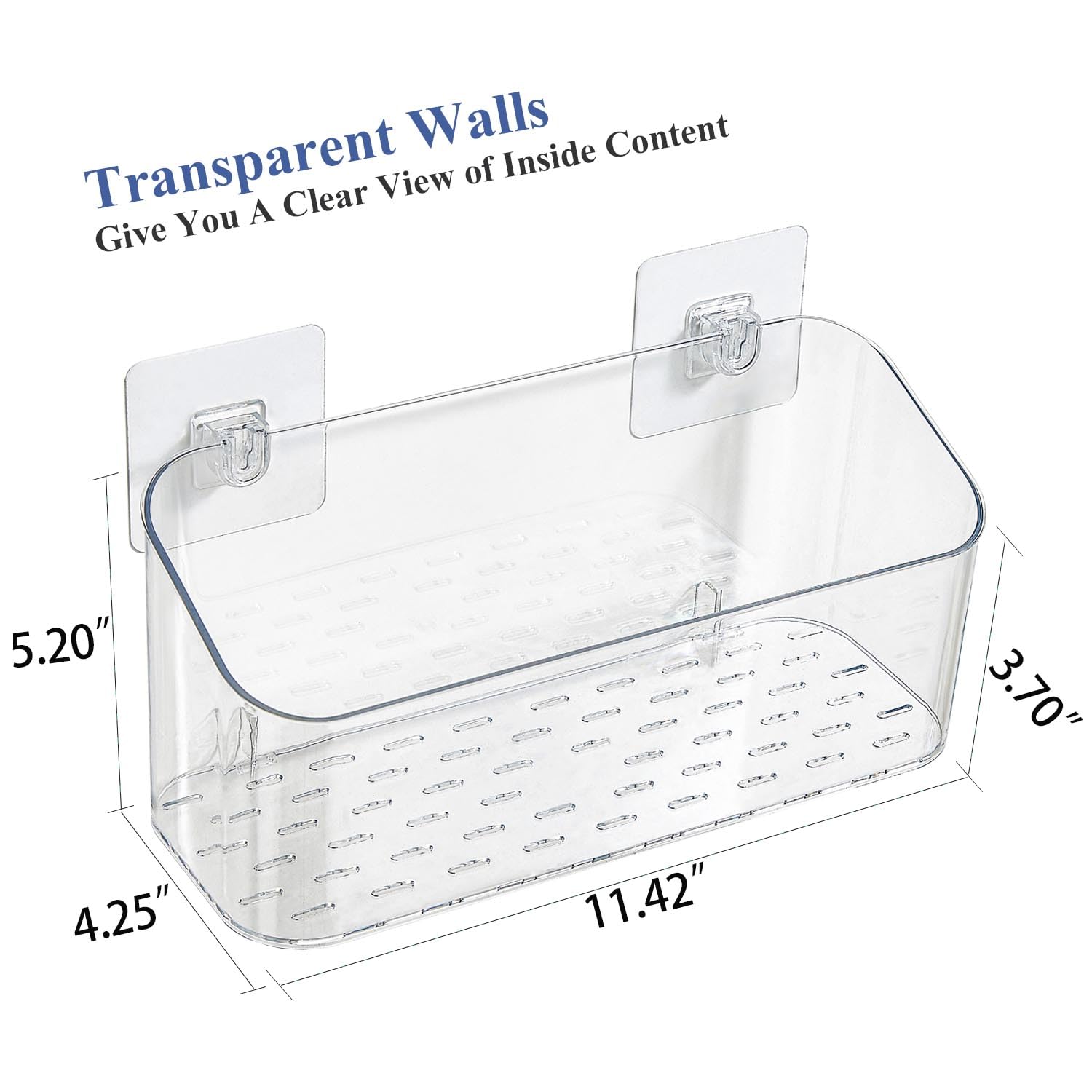 UNIKON bath toy storage caddy holds toys, shampoo, and more for tidy bathroom.