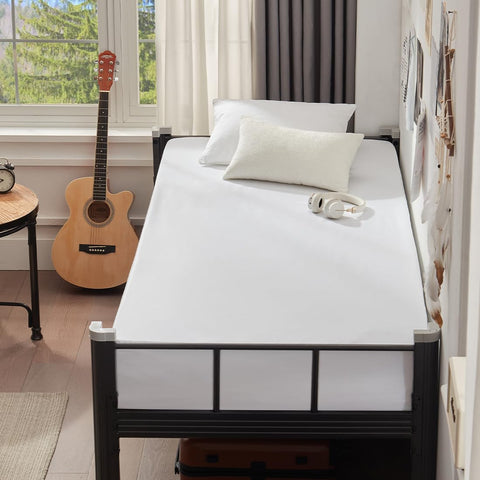 UNILIBRA deep pocket fits mattresses up to 19 inches and prevents shifting.