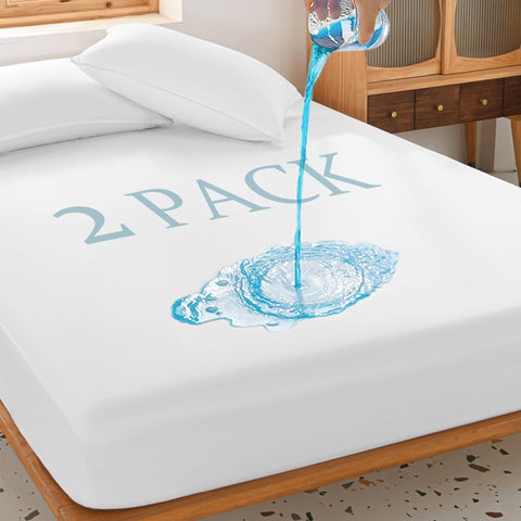 UNILIBRA full-size waterproof mattress protector with deep pocket keeps edges secure for overnight comfort