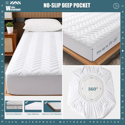 UNILIBRA mattress cover demonstrates breathable surface for quiet, skin-friendly nights