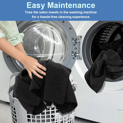 UNIMADE towels with reinforced edges endure frequent washing in busy salons