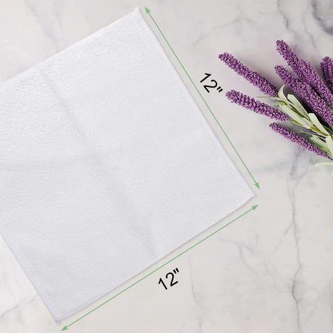 UNIMADE washcloths locked-edge close-up showing durability and long-lasting performance.