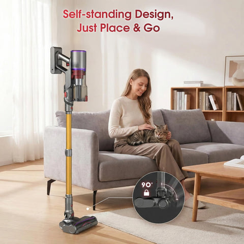 UNINELL HOME vacuum with 8 removable batteries for extended runtime