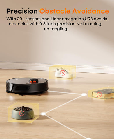 Uninell robot vacuum app and voice control for hands free use