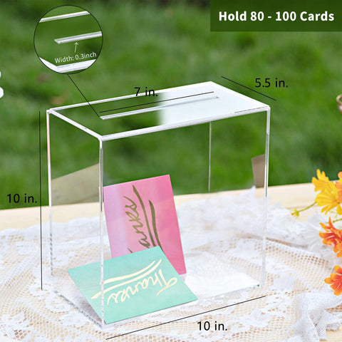 UNIQOOO baby shower card box ready to collect well-wishes and gifts