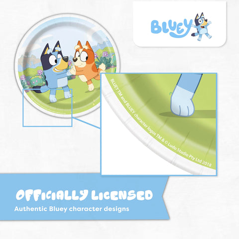 Unique Bluey birthday sticker adds a fun centerpiece and photo-worthy moment