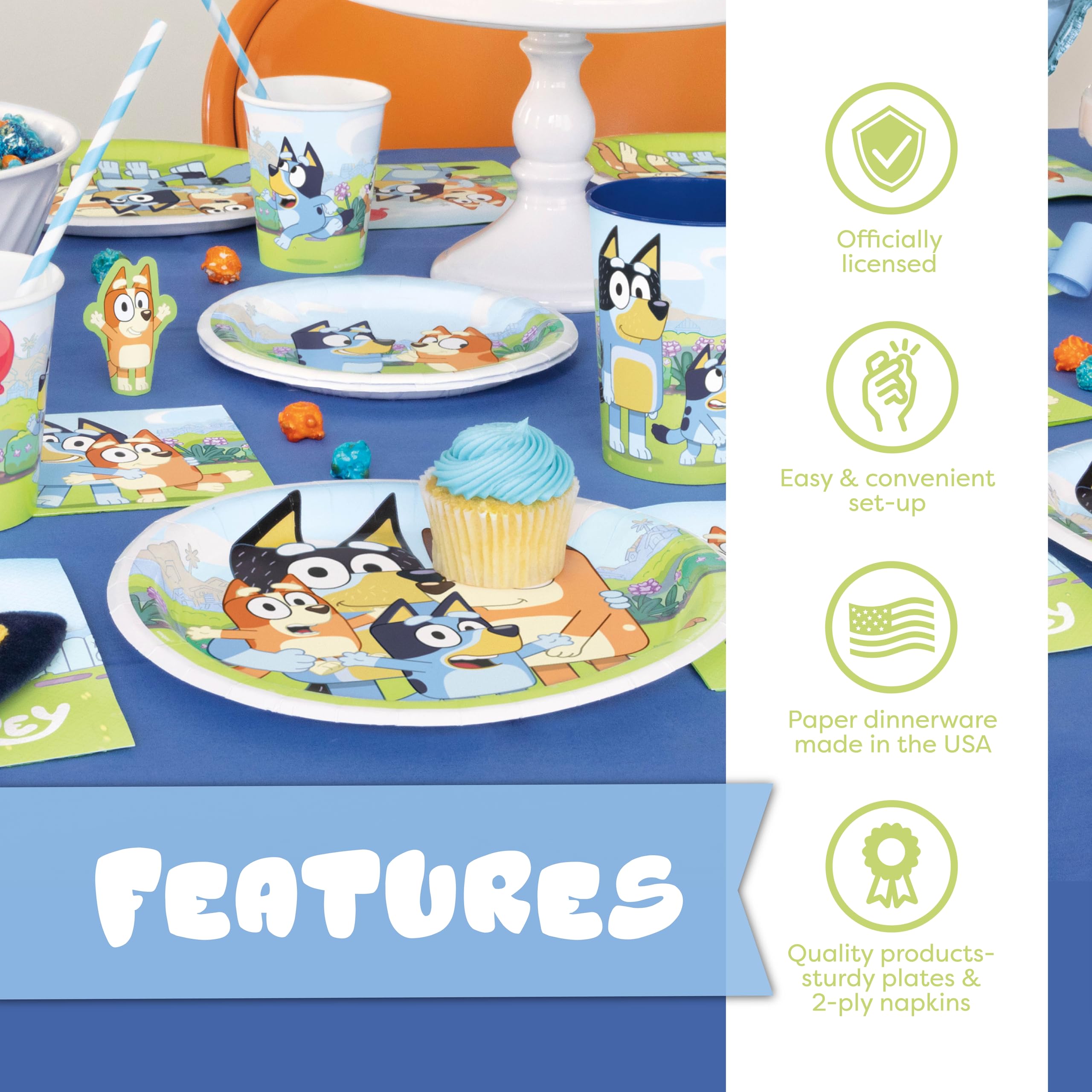 Unique Bluey official licensed collection ensures authentic design.