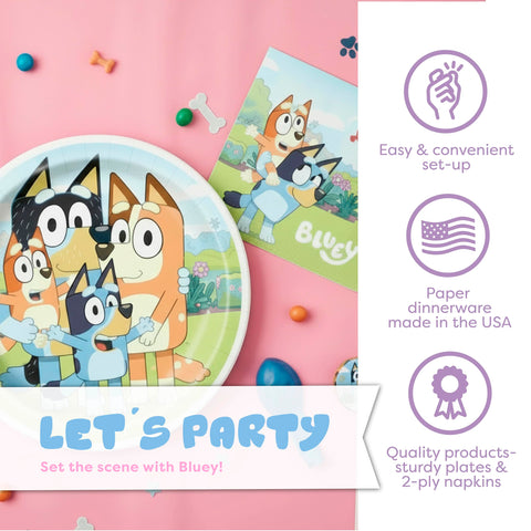 Unique Bluey plates 9inch keep meals simple and sturdy for little hands.