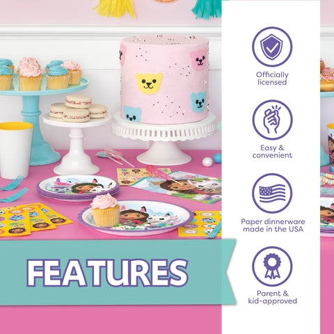 Unique Gabby Dollhouse 'It's My Birthday' sticker for photos and decor.