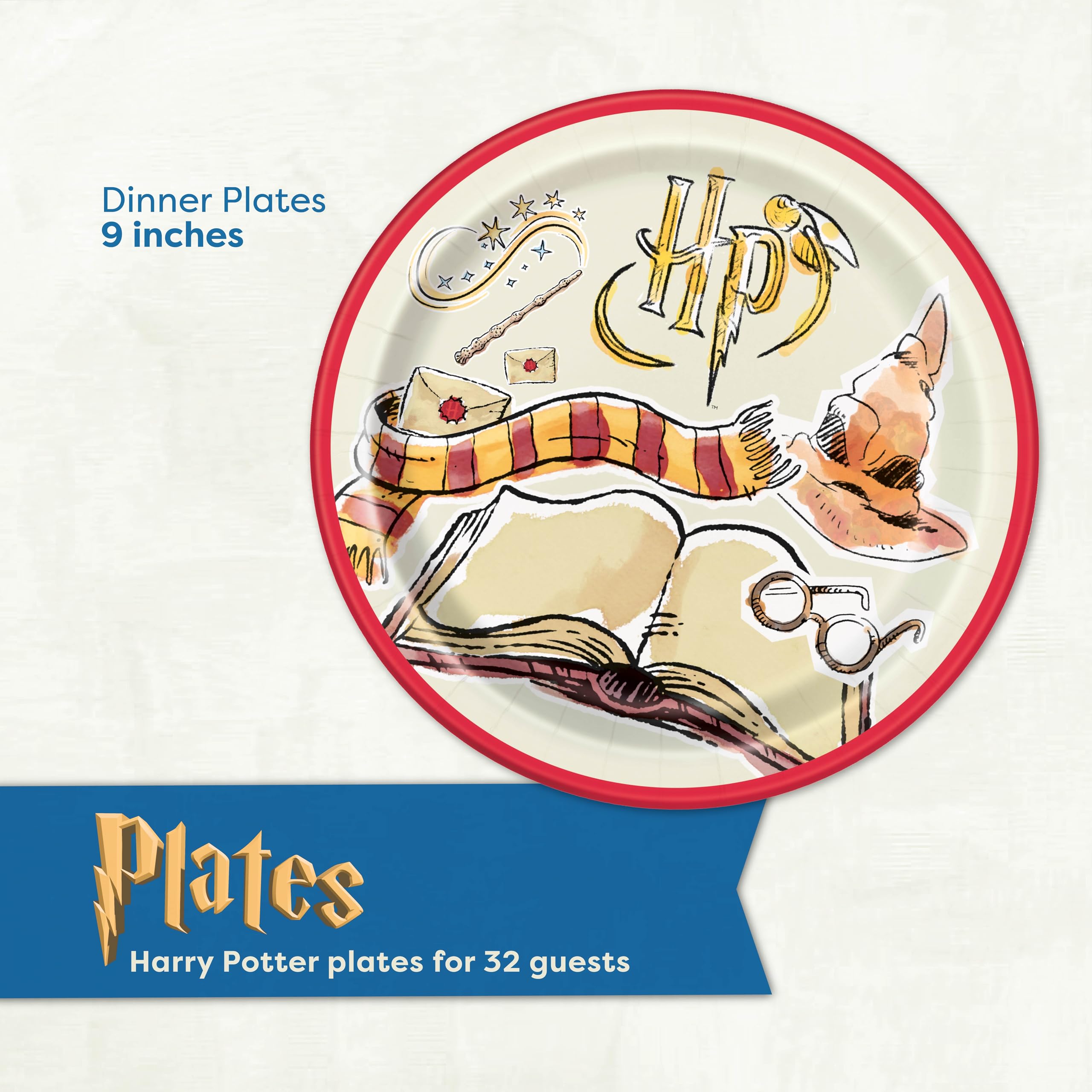 Unique Harry Potter decor kit for 32 guests simplifies party setup.