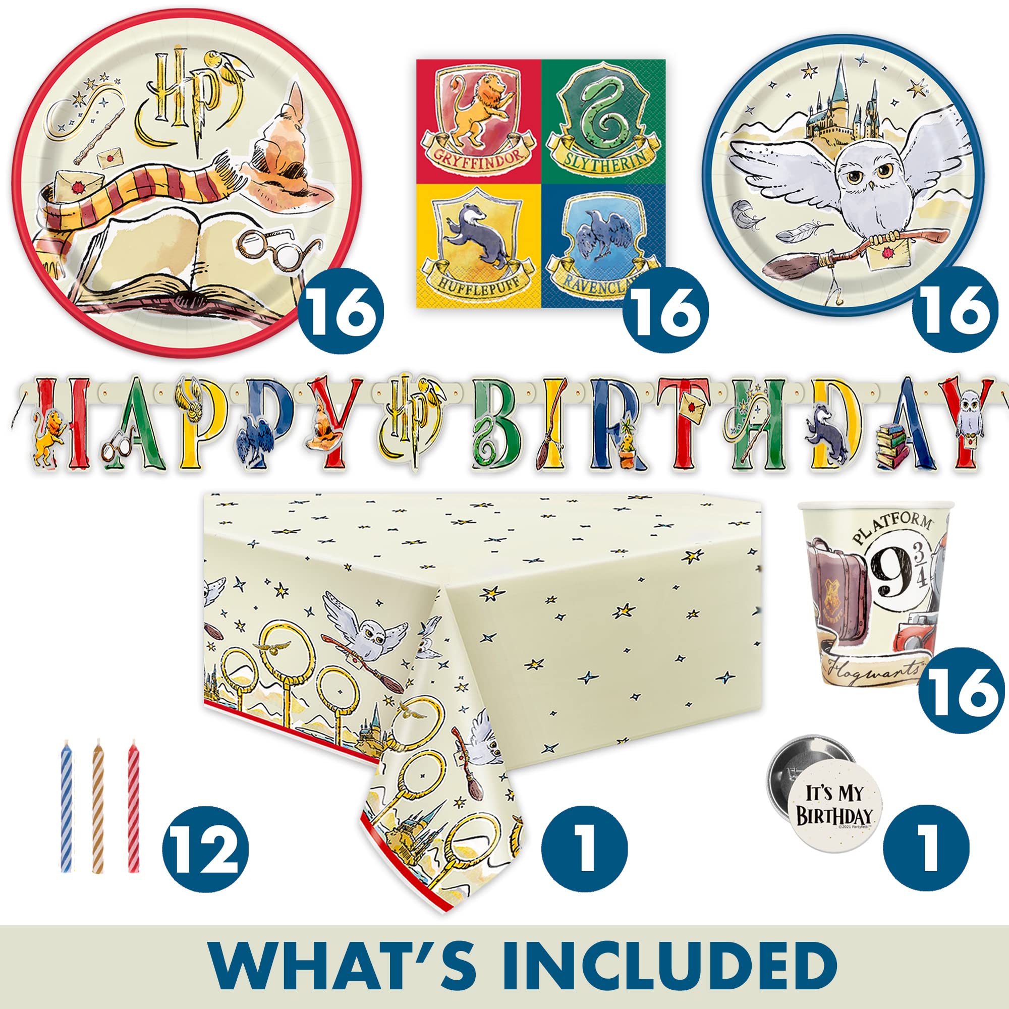 Unique Harry Potter dinner plates handle hearty servings without leaks.