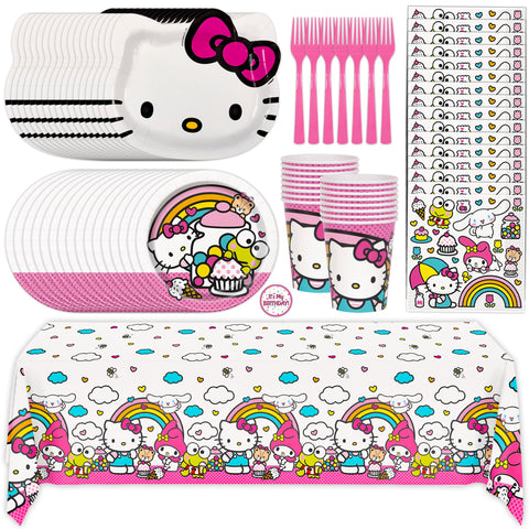 Unique Hello Kitty tablecloth 54x84 leakproof surface for celebrations