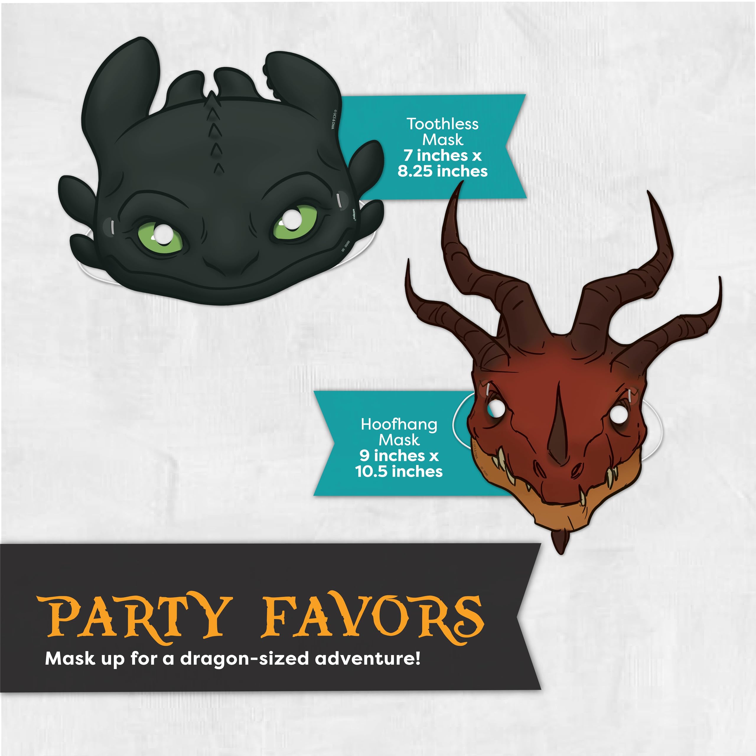 Unique How to Train Your Dragon plates support easy, mess-free servings.