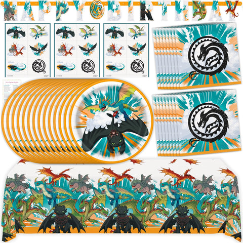 Unique How To Train Your Dragon tablecloth 54x84 provides a vibrant dining base