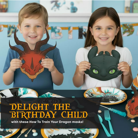 Unique How to Train Your Dragon temporary tattoos spark games and activities.