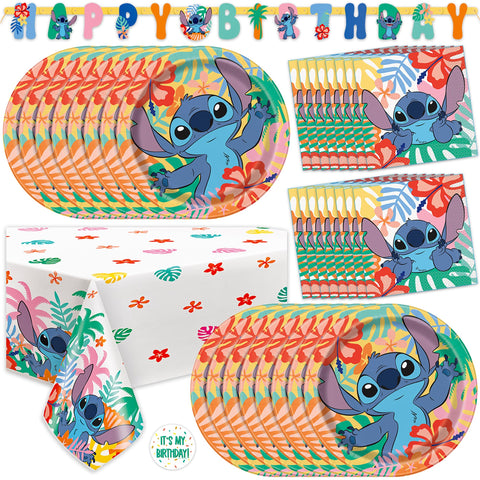 Unique Lilo Stitch banner for a playful 6-foot party backdrop.