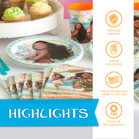 Unique Moana officially licensed collection confirms authentic character-themed decor.