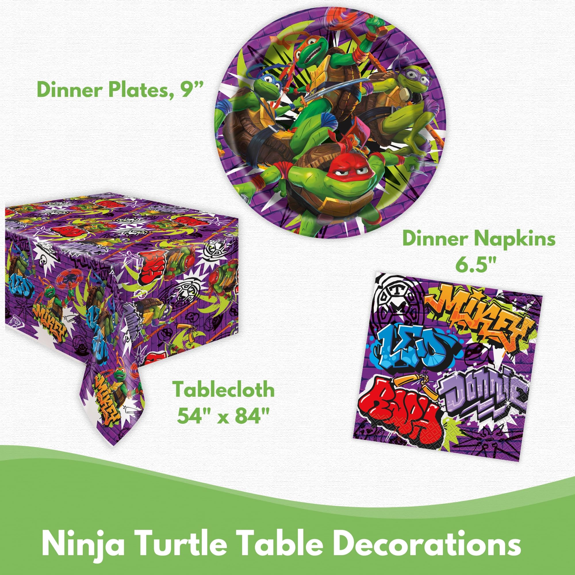 Unique Ninja Turtle character masks, 16-pack for playful costumes.