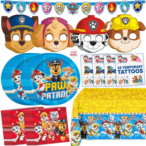 Unique Paw Patrol banner 5-foot decor for vibrant party visuals and photo moments.