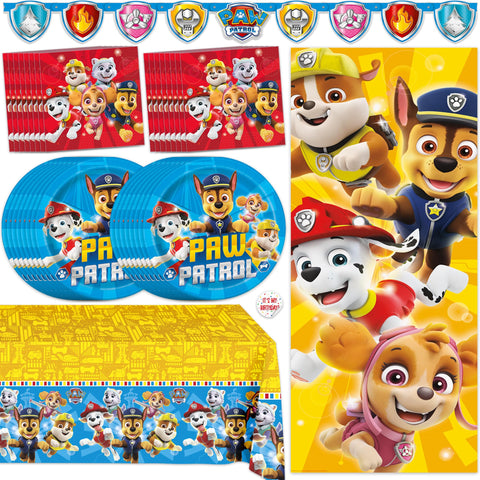 Unique Paw Patrol banner for festive party entrance and photos