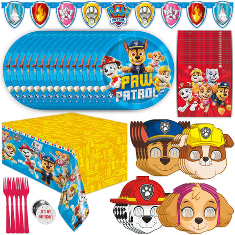 Unique Paw Patrol banner decor creates action-packed party backdrop