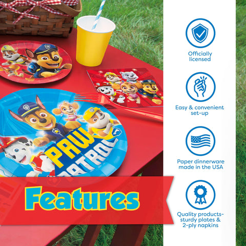 Unique Paw Patrol 'It's My Birthday' sticker for cake-tops or props.