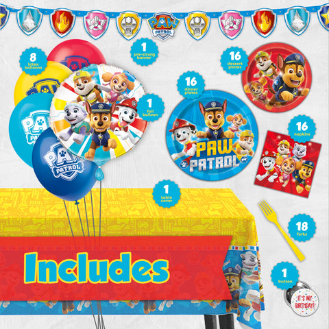Unique Paw Patrol latex balloons create festive party ambience for kids