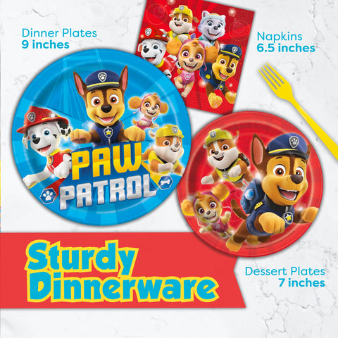 Unique Paw Patrol 9-inch plates help mealtime stay mess-free