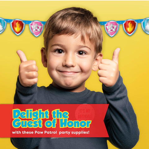Unique Paw Patrol sticker Its My Birthday adds personal touch