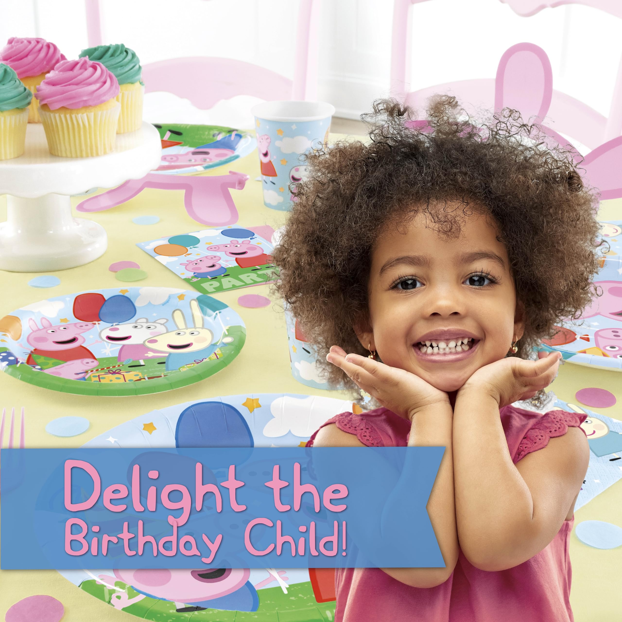 Unique Peppa Pig party decorations kit complete setup.