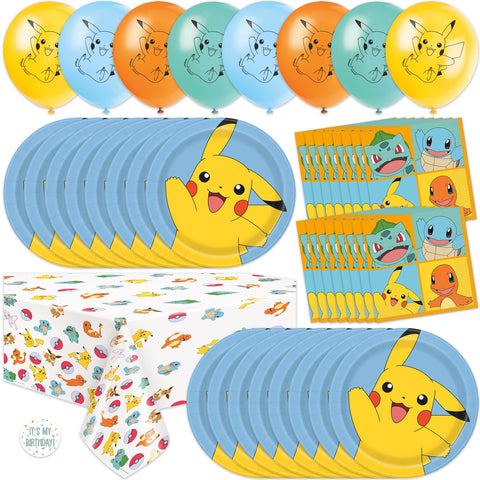 Unique Pokemon balloons 12 inch enhance decor and quick party setup.
