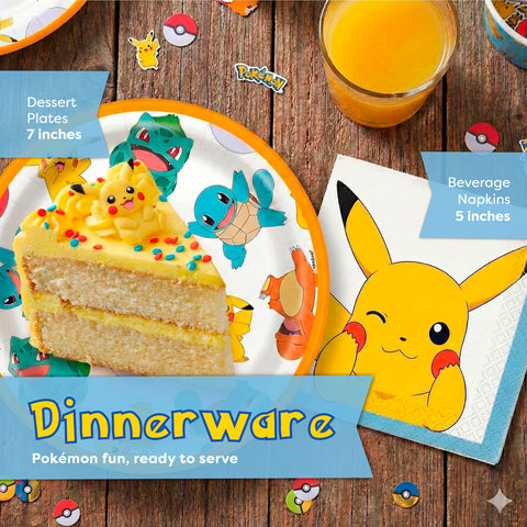 Unique Pokemon tablecloth is leakproof and roomy for family celebrations