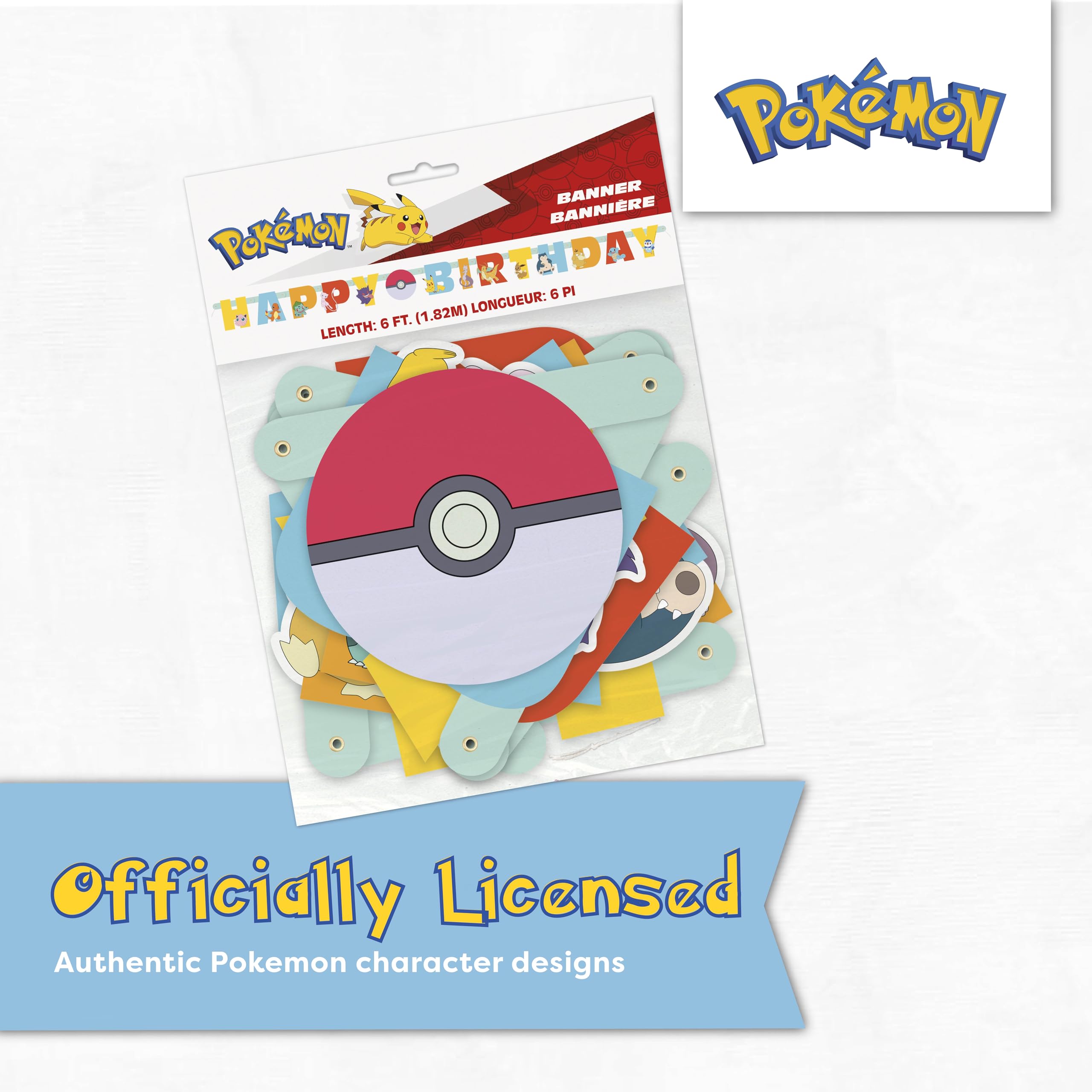 Unique Pokemon sticker adds a special birthday keepsake to the celebration.