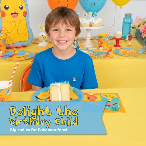 Unique Pokemon birthday sticker adds a finishing touch for photos.