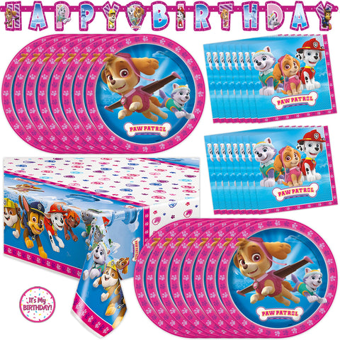 Unique Skye Paw Patrol banner for a festive party backdrop.