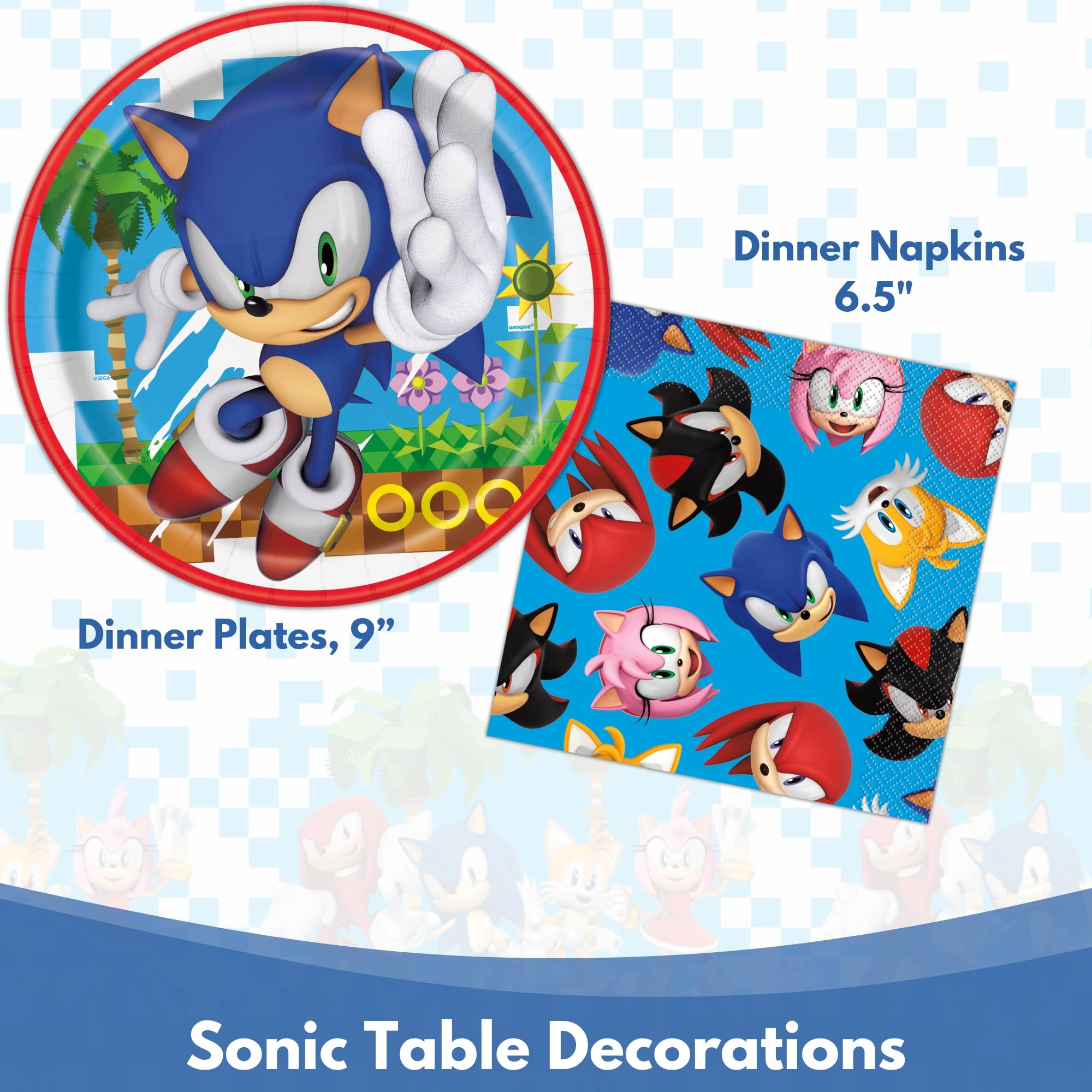 Unique Sonic checklist helps hosts coordinate supplies and activities.