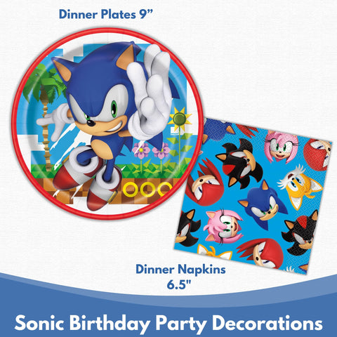 Unique officially licensed Sonic logo banner for authentic branding