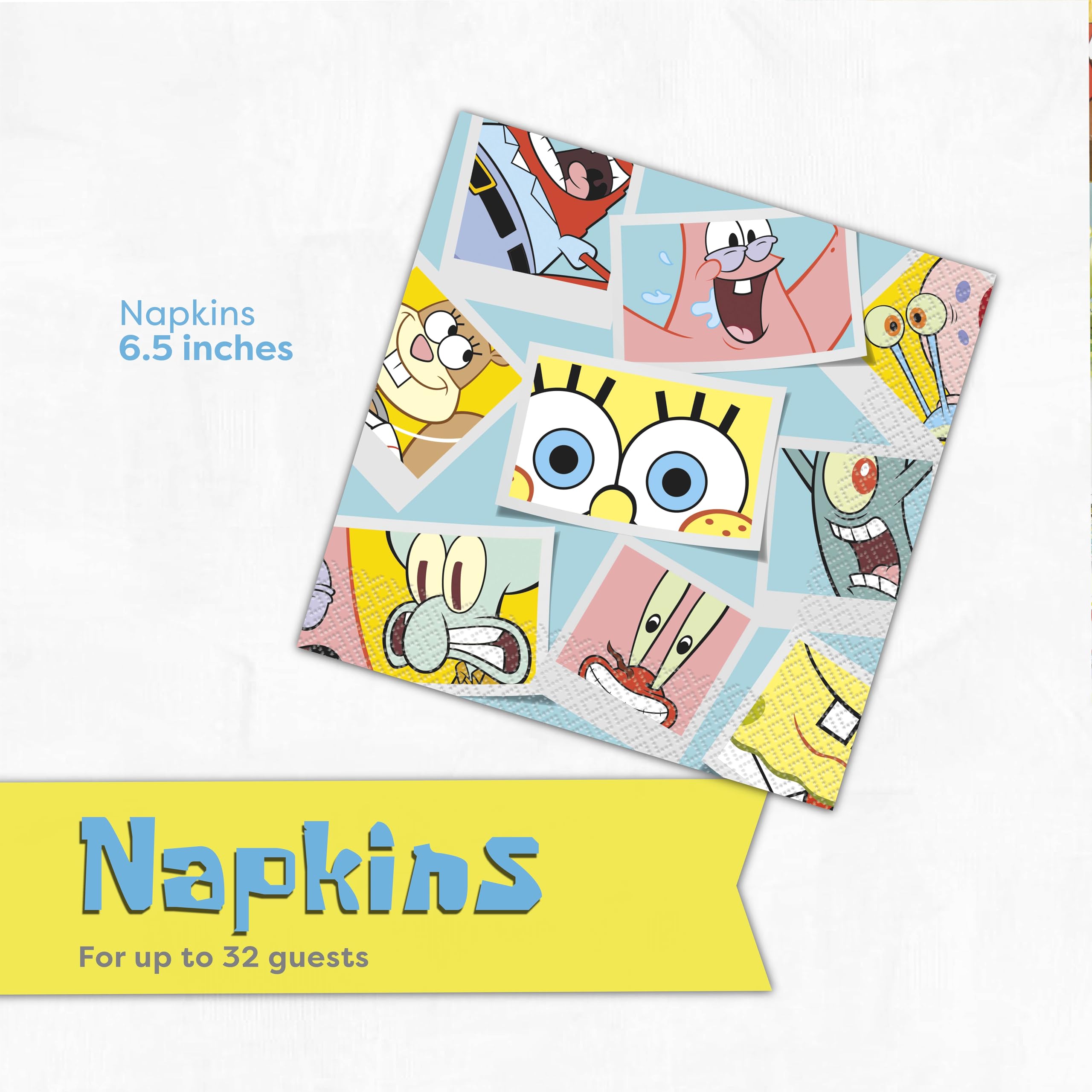 Unique Spongebob party decor set for quick, cohesive setup.